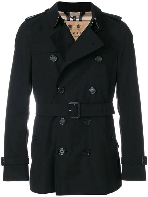 burberry short trench men